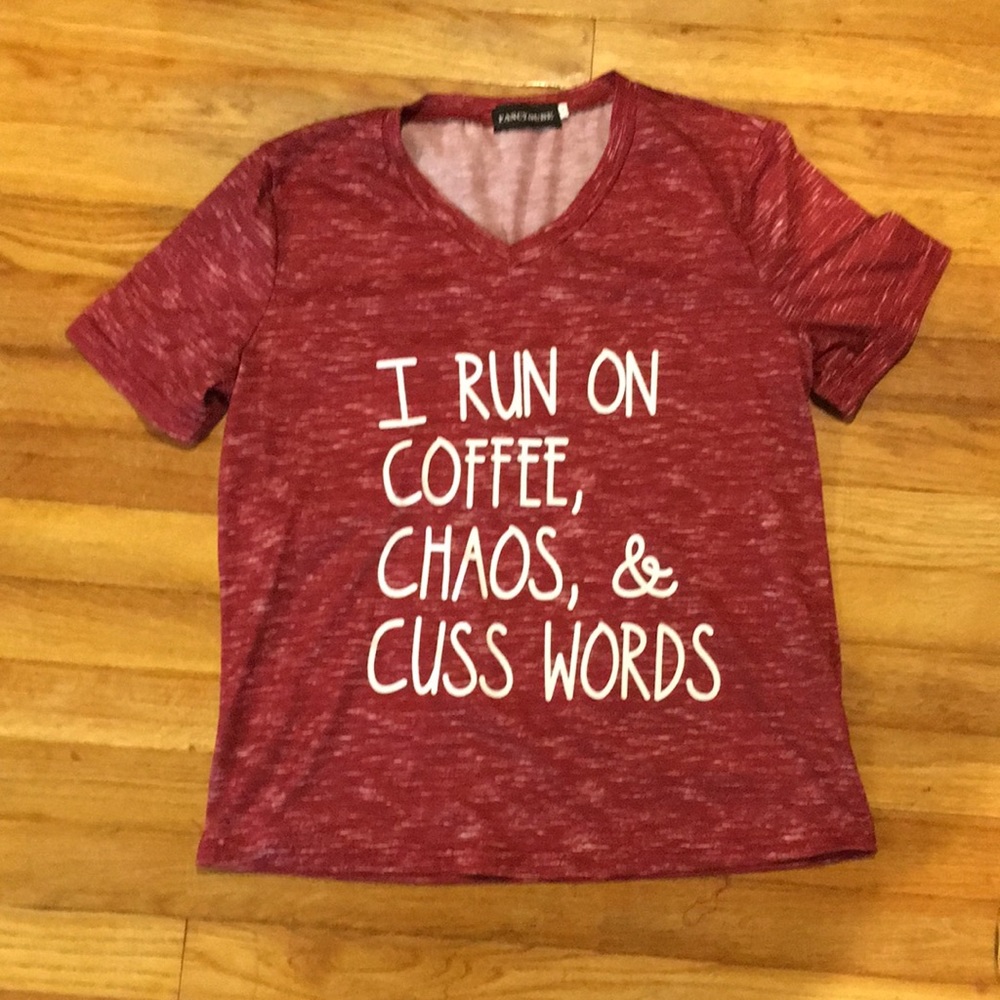 Coffee, Chaos, Cuss Words Shirt